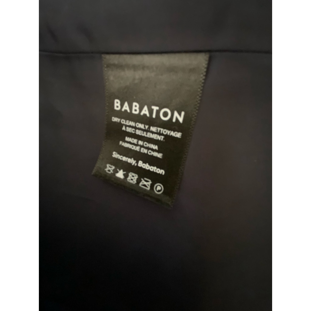 Babaton Navy Plaid Tweed Blazer Size 10 - Picture 11 of 12